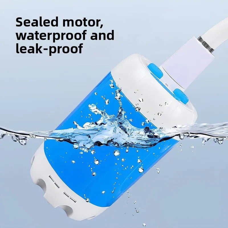 Bluejw Portable Camping Shower - USB Rechargeable Electric Shower Head for Hiking, Beach, Travel - Waterproof Handheld Showers - Image 5